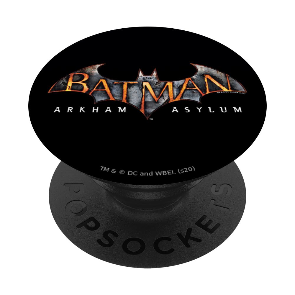 Batman: Arkham Asylum Bat Logo PopSockets PopGrip Intercambiabile