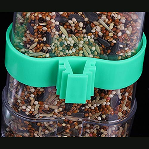 Hamiledyi Parakeet Water Dispenser No Mess Parrot Feeder Parakeet Waterer Cockatiel Cage Accessories,Automatic Feeding… - Image 5