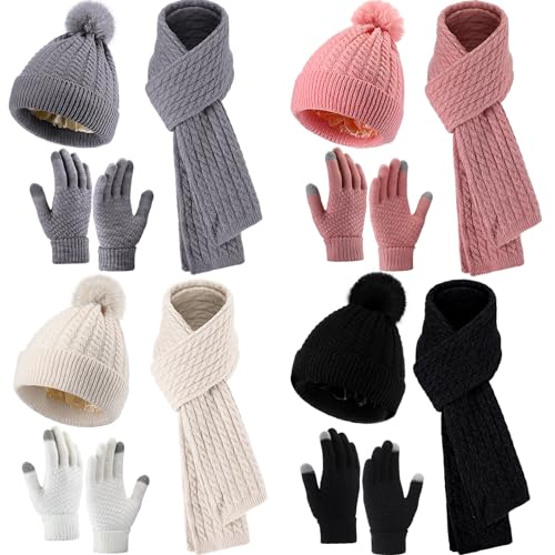 Finis les doigts gelés grâce aux gants tactiles bonnets écharpes tricotés