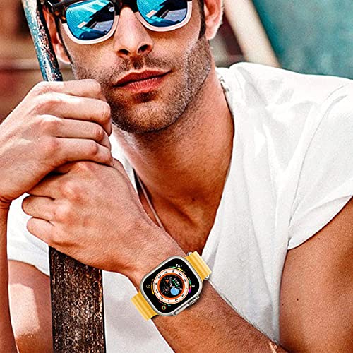 Image of PC Case for Watch 45mm Change to Ultra 49mm Cover with Crown, Screen Protector for Watch Case Series 8 and 7 Only Upgrade to Watch Ultra 49mm PC Cover (Converter Ultra Watch (CUW).)