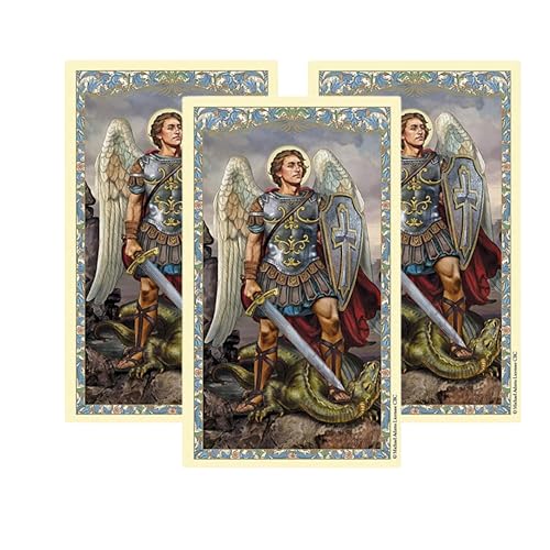 Holy Lines St. Michael the Archangel Spiritual Warfare Laminated Prayer