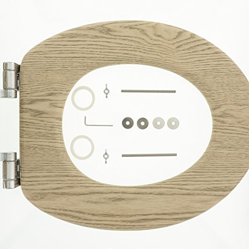 Tiger 252022546 WC-Sitz Steigerhout in Natur-Holzoptik mit Absenkautomatik