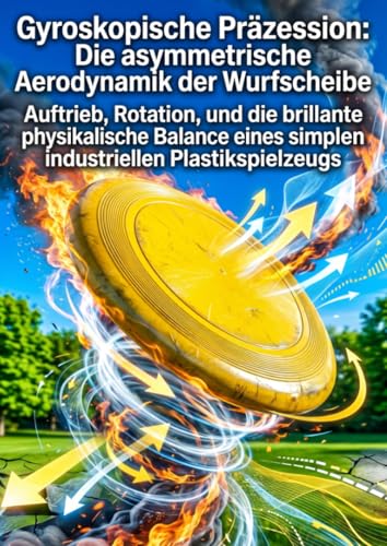 Gyroskopische Präzession: Die asymmetrische Aerodynamik der Wurfscheibe: Auftrieb, Rotation, und die brillante physikalische Balance eines simplen industriellen Plastikspielzeugs