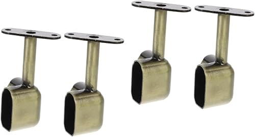 Cabilock Soporte de barra de armario para mesa especializada para uñas acrílicas, soporte antichoque, soporte de tubería, soporte para cortina de