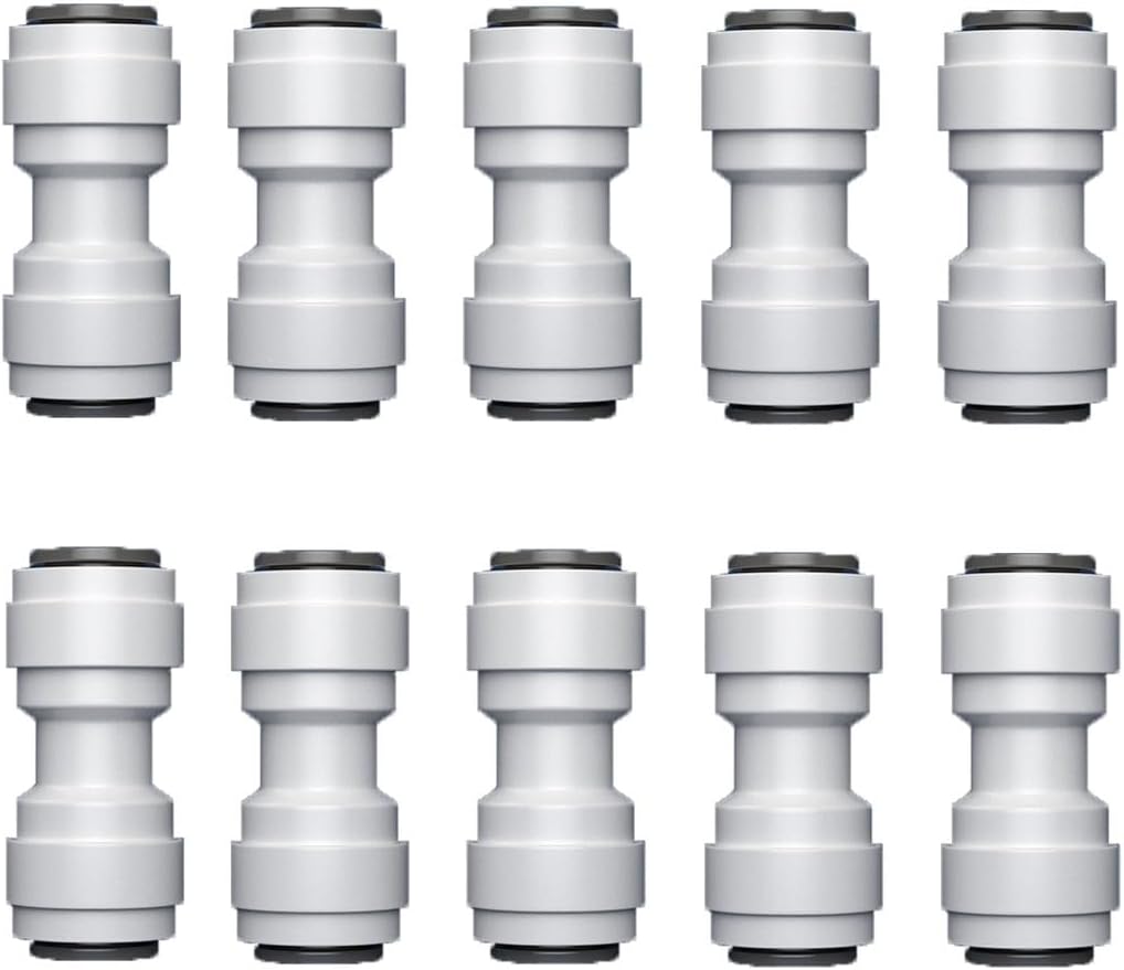 3/8 OD 90° Elbow Quick Connect Fittings, 10PCS RO