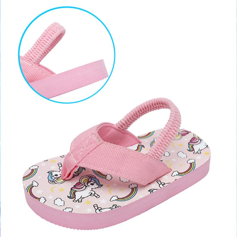 Toddler Thong Slides with Backstrap Kids Girls Boys Flip Flops for Beach2