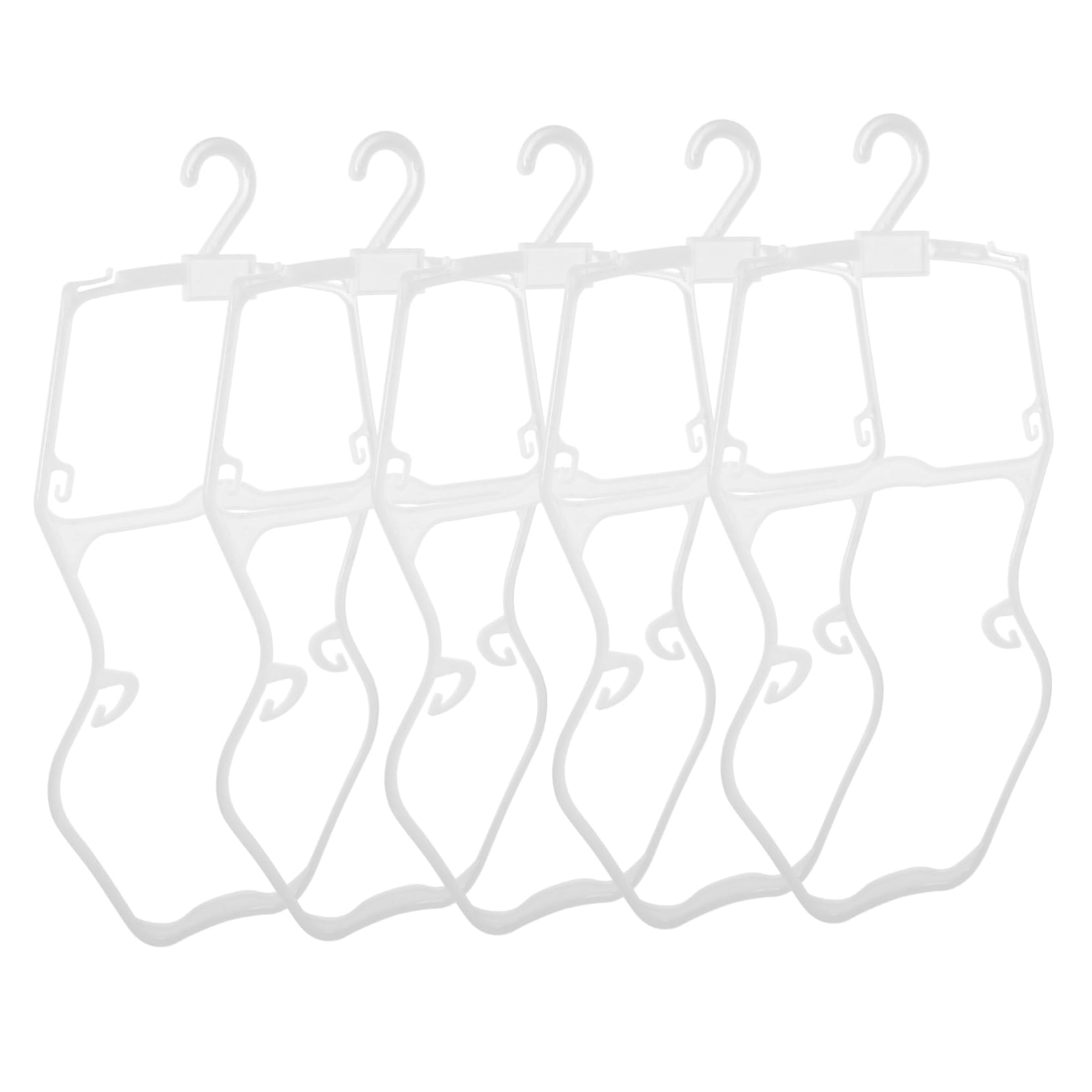 MUSISALY 5pcs Children's Swimwear Hangers Plastic Kids Swimsuit Racks for Store