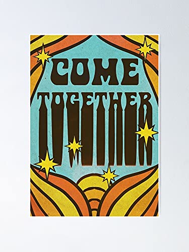 AZSTEEL Come Together Design Poster | Best Gift for Family and Your Friends 12×17 inch - Les Beatles, Paul McCartney, John Lennon, RIngo Starr, George Harrison AZSTEEL Come Together Design Poster | Best Gift for Family and Your Friends 12x17 inch