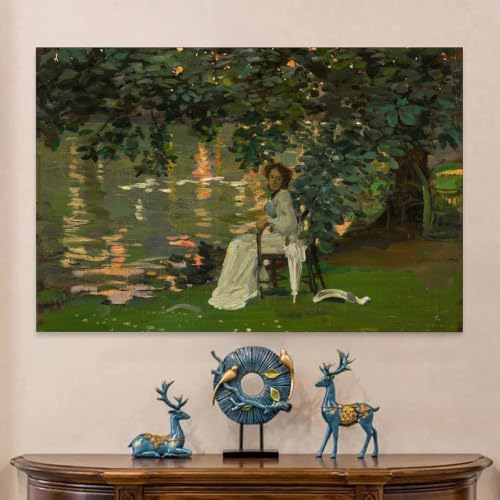 Affiche d'art John Lavery Sous les Arbres de haute précision pour décoration - 6