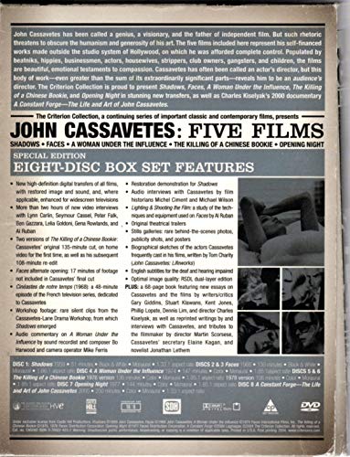 John Cassavetes: Five Films (The Criterion Collection) [Shadows / Faces / A Woman Under the Influence / The Killing of a Chinese Bookie / Opening Night] image 4