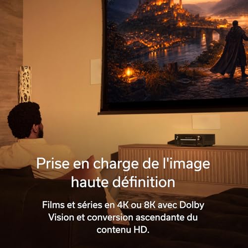 Denon AVC-X3900H Amplificateur Home Cinéma 9.4 Canaux 105W avec Dolby Atmos, DTS:X, Auro-3D, IMAX Enhanced, HDMI 8K, HEOS Multiroom, Wi-FI, Bluetooth, AirPlay 2 - Noir – vue 7