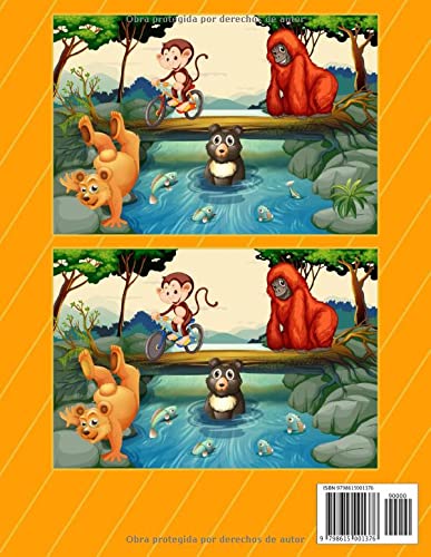 Miniatura 2 de Mi Gran Libro de las Diferencias - 40 páginas - más de 300 diferencias - Libro de juegos encuentra las diferencias - Juego de los 7 errores -