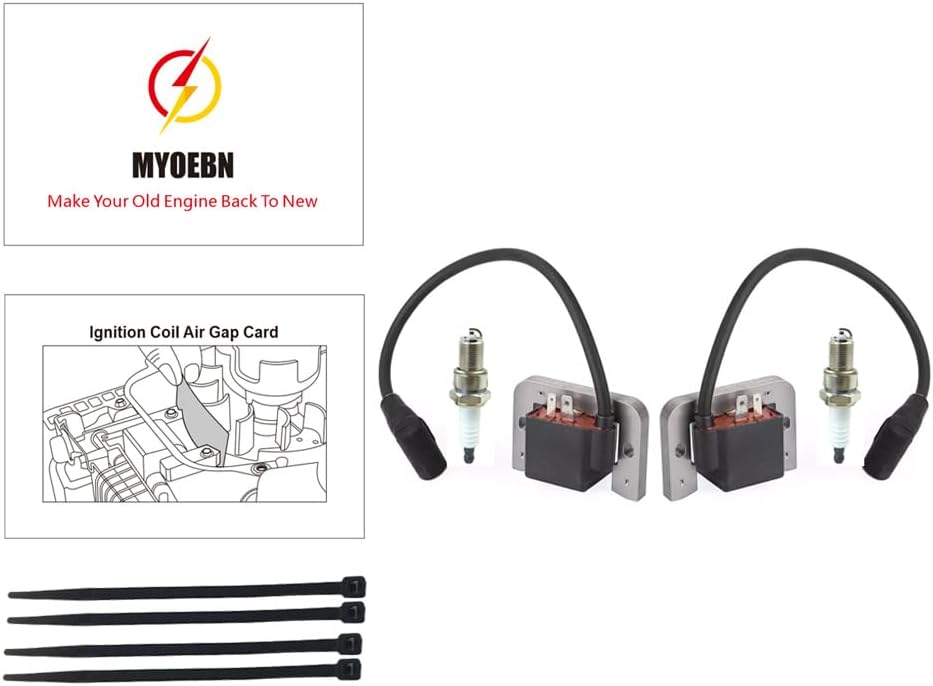 2-Packs Armature-Magneto Ignition Coils 24-584-36-S fit for 25HP 26HP 27HP Kohler v-twin CV22 CV740S CH730 engine Kohler CV25 CH25 CV22,Repl 24 584 11-S 24 584 15 24 584 15-S 24 584 36-S.