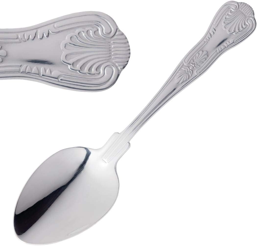 Olympia D687 9676 Kings Dessert Spoon 178mm 18/0 Stainless Steel Serving Cutlery