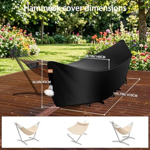 Funda de hamaca exterior antical y antipolvo para solucionar la suciedad en tu jardin 5