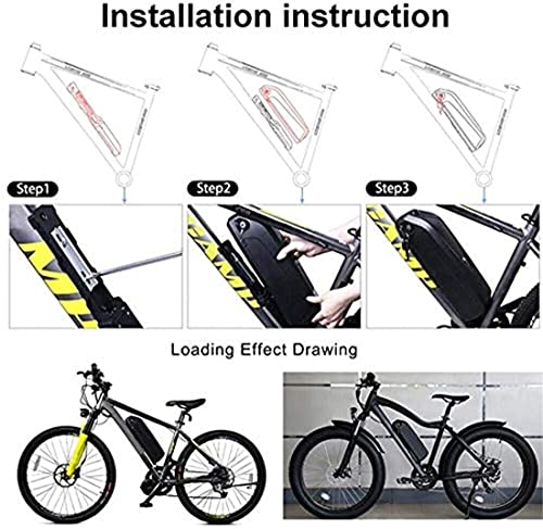 CYGG Ebikeバッテリー48v / 52v / 36v 8Ah / 10Ah / 12.5Ah 