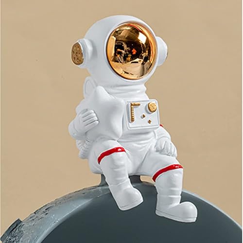 Miniatura 5 de Decoración de plato de caramelo con llave estética y sala de estar, baño, oficina, dormitorio, hogar, estatuas de astronauta, Art Deco,