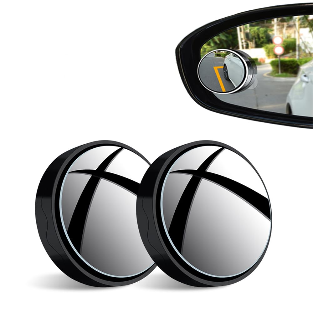 Cxzty Black Car Blind Spot Mirror For Corvette C7 / C8 Cabriolet Convertible Cabrio, Adjustable Installation Without Glue Car Blind Spot Auxiliary Mirror,