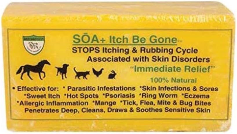 Jabón SOA-Itch Be Gone para Caballos 10.24 oz