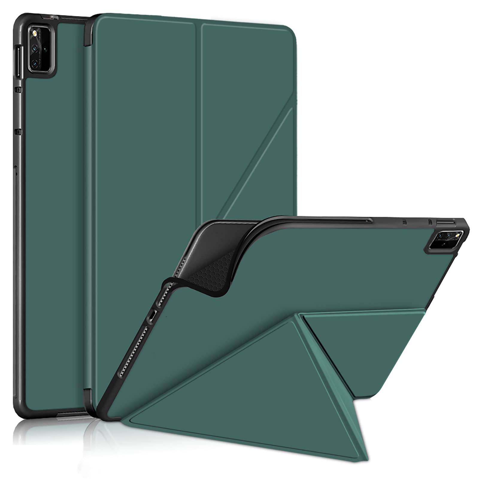 OIATROECase For Huawei MatePad Pro 12.6 2021, Premium PU Leather Case, Anti-dirty and Anti-drop, Slim Flip Shell Case for Huawei MatePad Pro 12.6 -Green