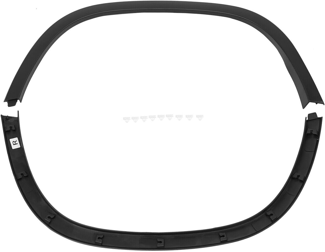 1 Pair Front Wheel Arch Fender Cover Trim Moulding Molding Right & Left Replacement for 2017-2020 Chevrolet Trax