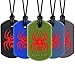 Spider Sensory Chew Necklace for Kids, Boys or Girls (5 Pack) - Chewing Necklace Teething Necklace Teether Necklace Chew Toys - Teething Toys Designed for Chewing, Autism, Autism Sensory Teether Toy