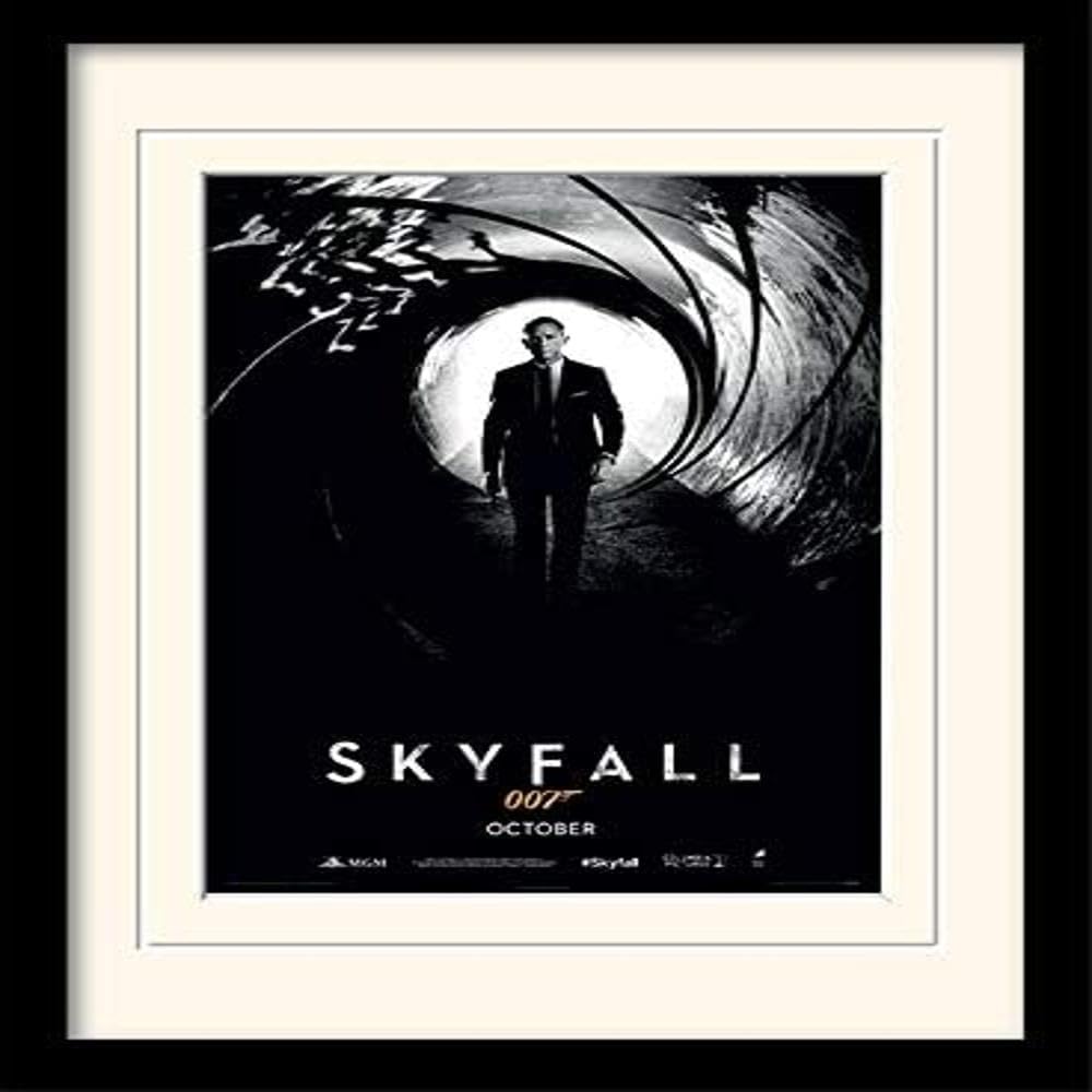 Iposters Mehrfarbig James Bond Skyfall Teaser A3 Framed And Mounted Print