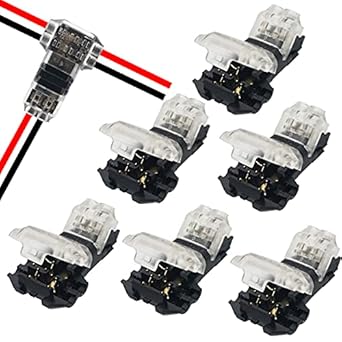 Connettori A T Per Cavi - Set Di 6, Per Bassa Tensione, Senza Spellatura, Facili Da Usare - Foto 3