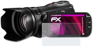 atFoliX Plastic Glass Protective Film compatible with Canon Legria (Vixia) HF G10 Glass Protector, 9H Hybrid-Glass FX Glass Screen Protector of plastic