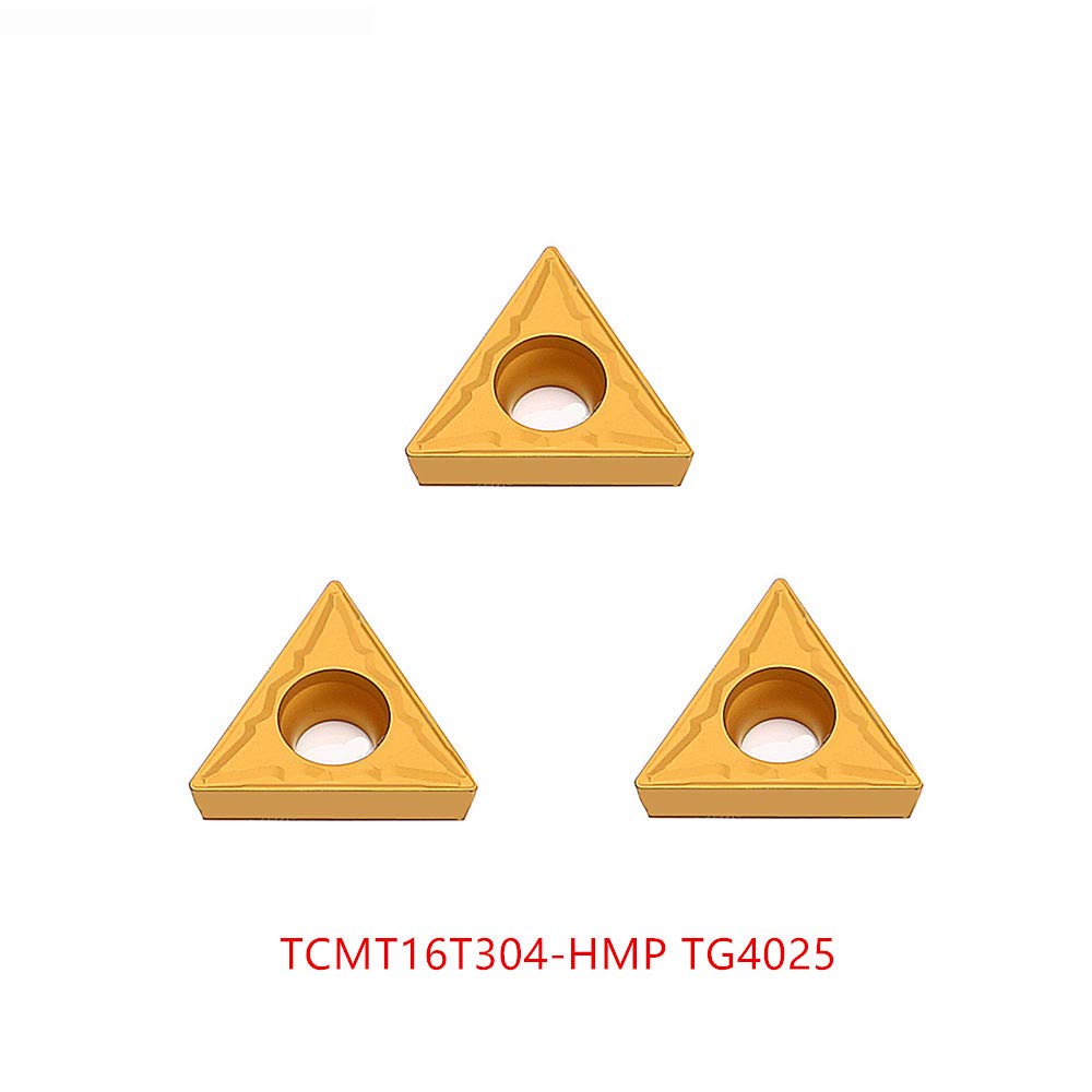 50P TCMT16T304-HPM TG4025 Series CNC herramienta de corte de torno de metal ranurado inserto de carburo para soporte de herramientas STFCR/L STGCR/L