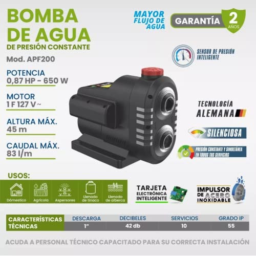 Bomba presurizadora de agua para casa 25 Imagen adicional