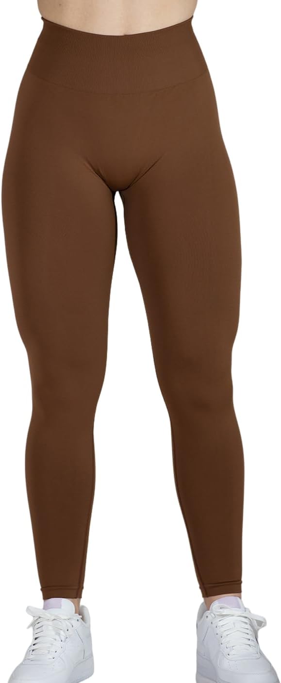 AUROLA Dream Collection Workout Leggings for Women High Waist Seamless Scrunch Athletic Running Gym Fitness Active Pants - Image 5