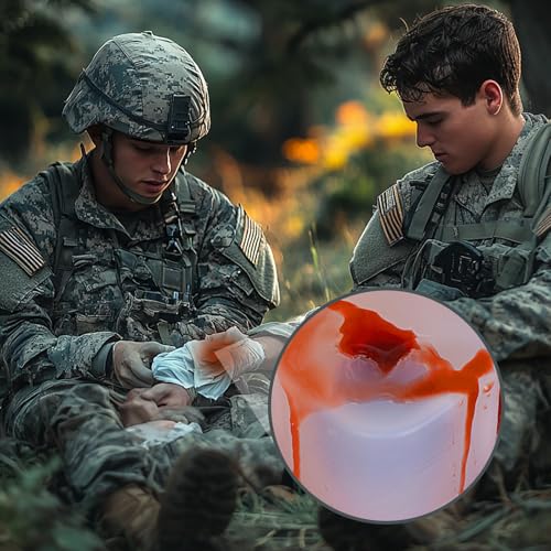 Image of SimCoach Wound Packing Trainer Kit, Stop the Bleeding Training Kit for Hemorrhage Control, Transparent Wound Dressing Trainer for Hemostasis Training, 0.35in