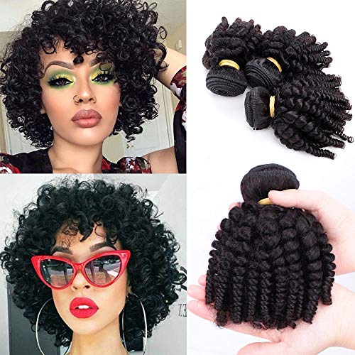 Brazilian Funmi Hair 3 Bundles Spiral Curl Human...