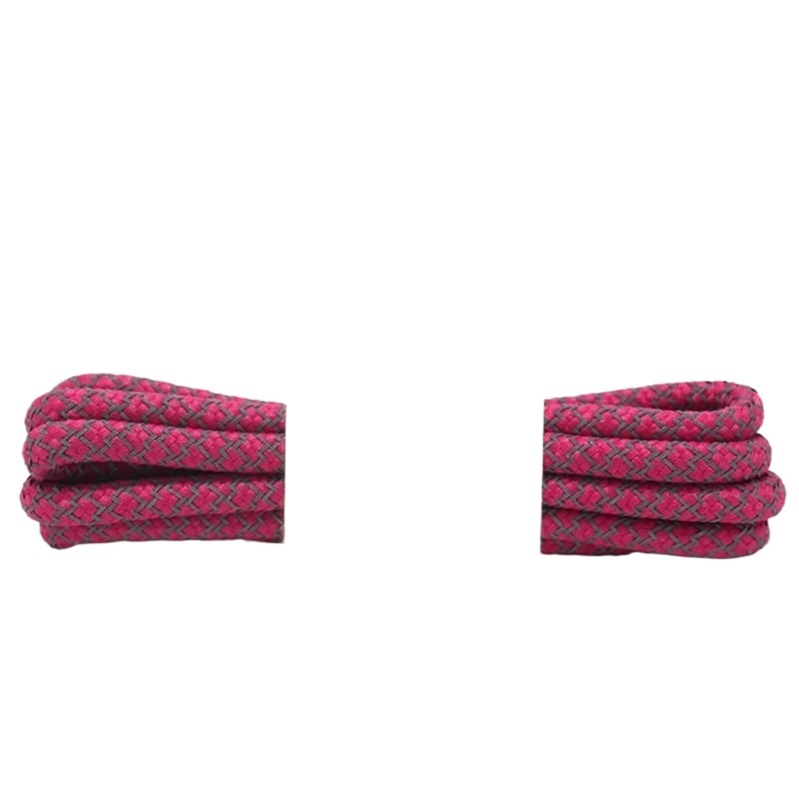 5 paires de lacets ronds réfléchissants for chaussures sport Pour Baskets(Rose red,160cm)