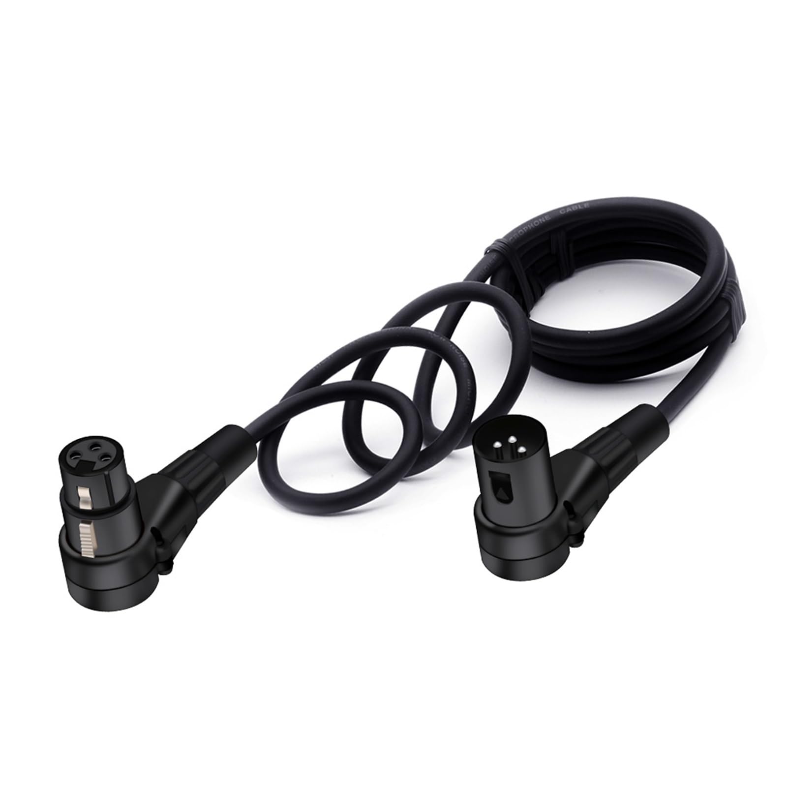 Câble XLR 8m angle droit scène studio pour micro mélangeur - 7