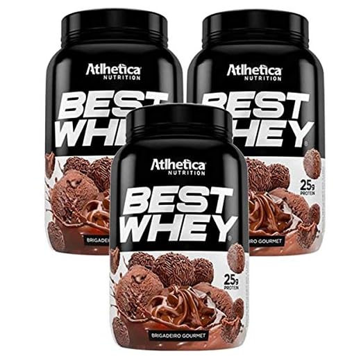 Kit 3X Best Whey - 450g Brigadeiro Gourmet - Atlhetica Nutrition
