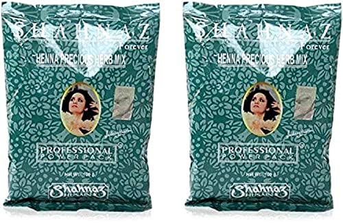 Image of Shahnaz Husain Henna Precious Herb Mix Pack of 2 (200ml) - Green