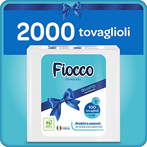 Fiocco Lot de 20 serviettes Cover