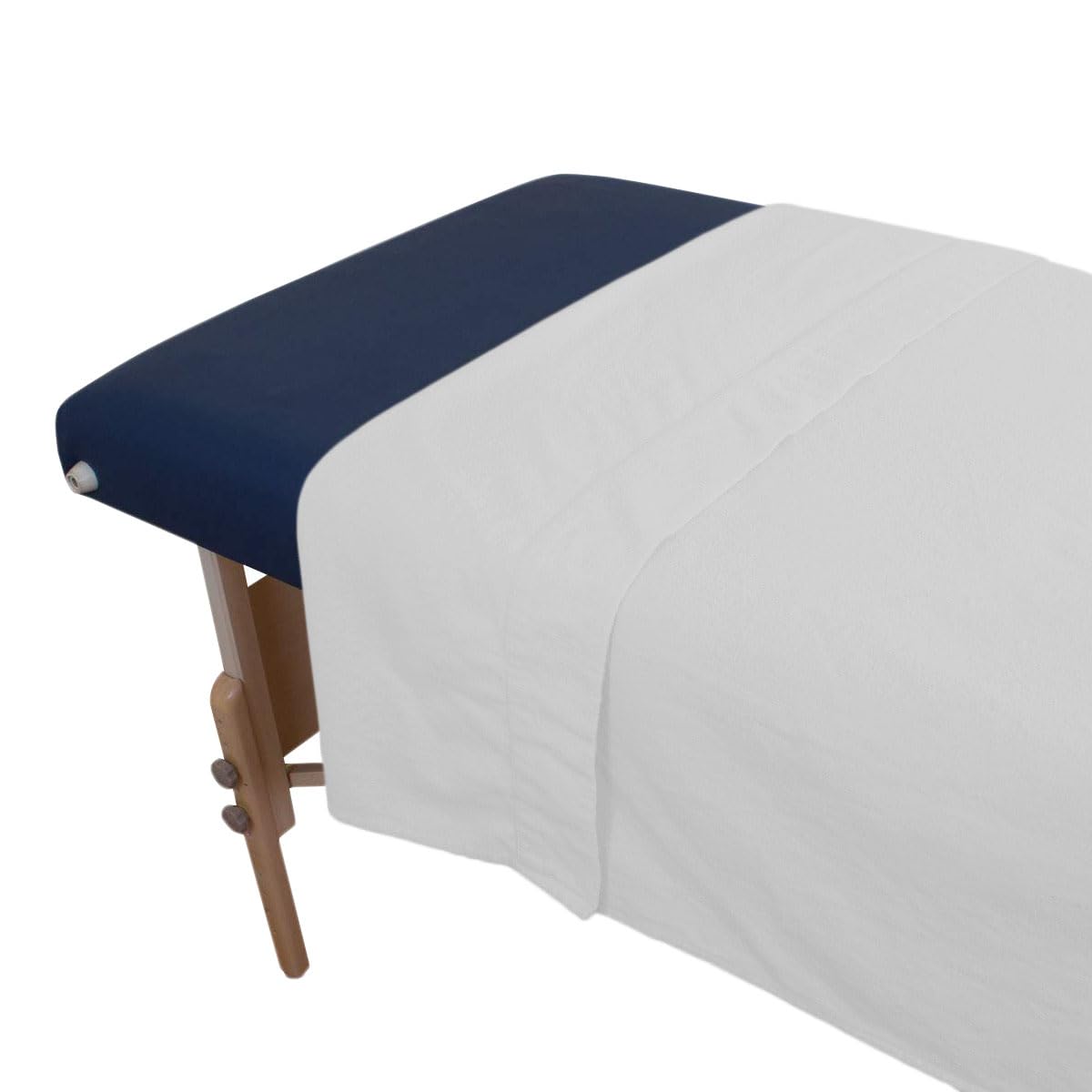 10 Pack Body Linen Comfort Flannel Massage Table Flat Sheet. Premium Quality 100% Cotton Massage Therapy Table Flat Sheet. 61 x 101 Inches - Color: White