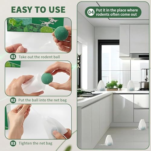 Image of Rat Repellent Rodent, Mouse, Rats, Spider, Squirrel, Pest Control Indoor & Outdoor, Natural Mouse Deterrent Replace Traps Car Home Pack of 1 (10 Tablet) Repel Mice and Rats Protect Wires in Car, No Kill Only Repels Home Garden Patio Garage Rat Controller Pills to Keep Rodents Out of Car (10-boll)
