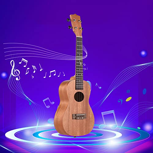 SHUIYUE 21 Pouces placage ukulélé Soprano uke 4 Cordes Guitare hawaïenne Acajou Dos côté Palissandre Touche avec Sac de… - Les Beatles, Paul McCartney, John Lennon, RIngo Starr, George Harrison SHUIYUE 21 Pouces placage ukulélé Soprano uke 4 Cordes Guitare hawaïenne Acajou Dos côté Palissandre Touche avec Sac de… – Image 6