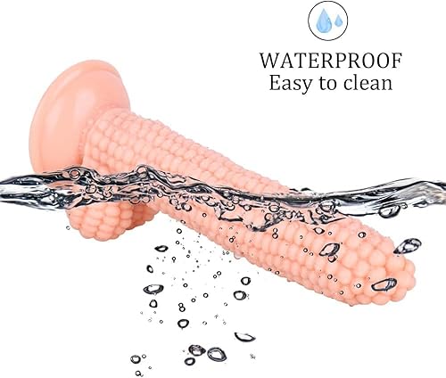 Miniatura 2 de Juguetes sexuales eróticos para adultos, consolador de mazorca de maíz de 7.8 pulgadas, material seguro para humanos, fuerte ventosa, adecuado para