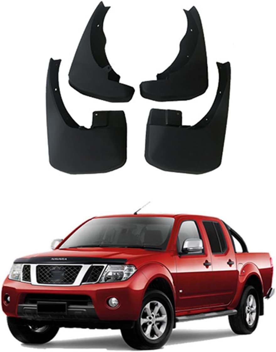 Car Mud Flaps Mudguard for Frontier Navara NP300 2005-2024 Front and Rear Mudflaps Splash Guards Heavy Duty Flares 4-PC Auto Accessories,Send 1 Car Wash Towel,2016~2024