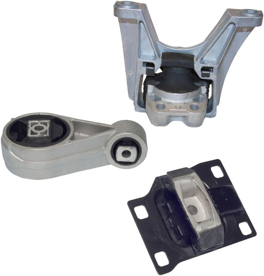 Engine Motor & Trans Mount 3PCS Set Fit 2010-2013 Ford Transit Connect 2.0L Replacement for 3482 A5495 2939 A2939 2986 A2986