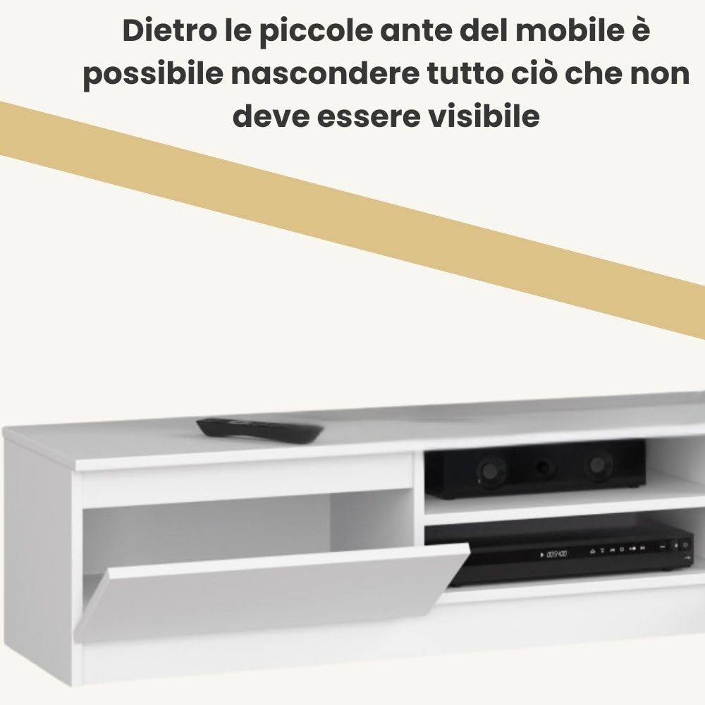 AKORD K 140 Mobile TV Cabina Legno 2 Porte - Dettaglio