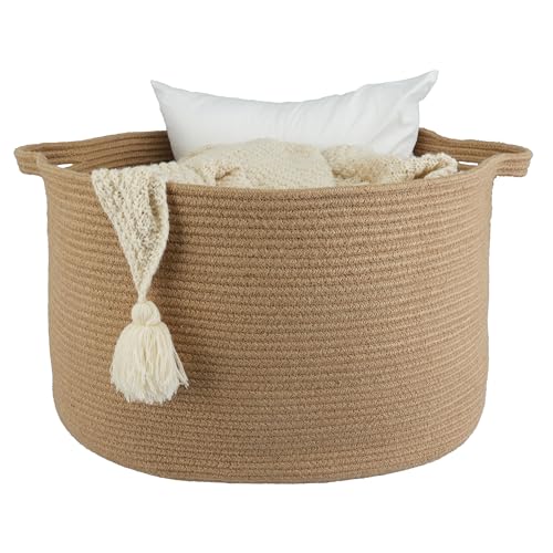 XUANGUO Extra Large Jute Rope Storage Basket...