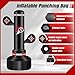 Heavy Freestanding Punching Bag for Adults, 70'' Standing Punching Bag Boxing Bag Bag with Boxing Gloves, Pump, Jump Rope and Reflex Ball, Women Men Kickboxing Bags for Training MMA Muay Thai Fitness