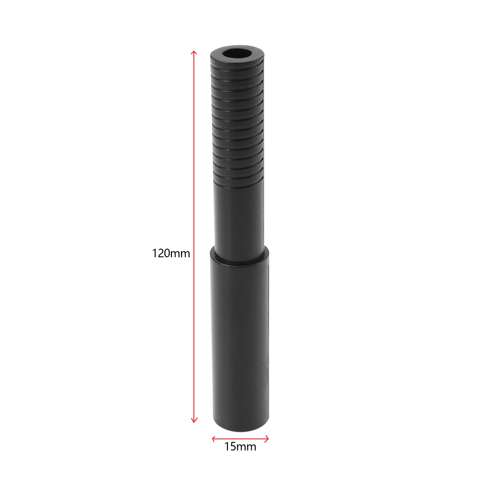 LT Easiyl 2pcs Golf Club Extension Carbon Rod Extension Rod High Strength Universal Golf Club Extension Rod Accessories Black 102x15mm - Image 4