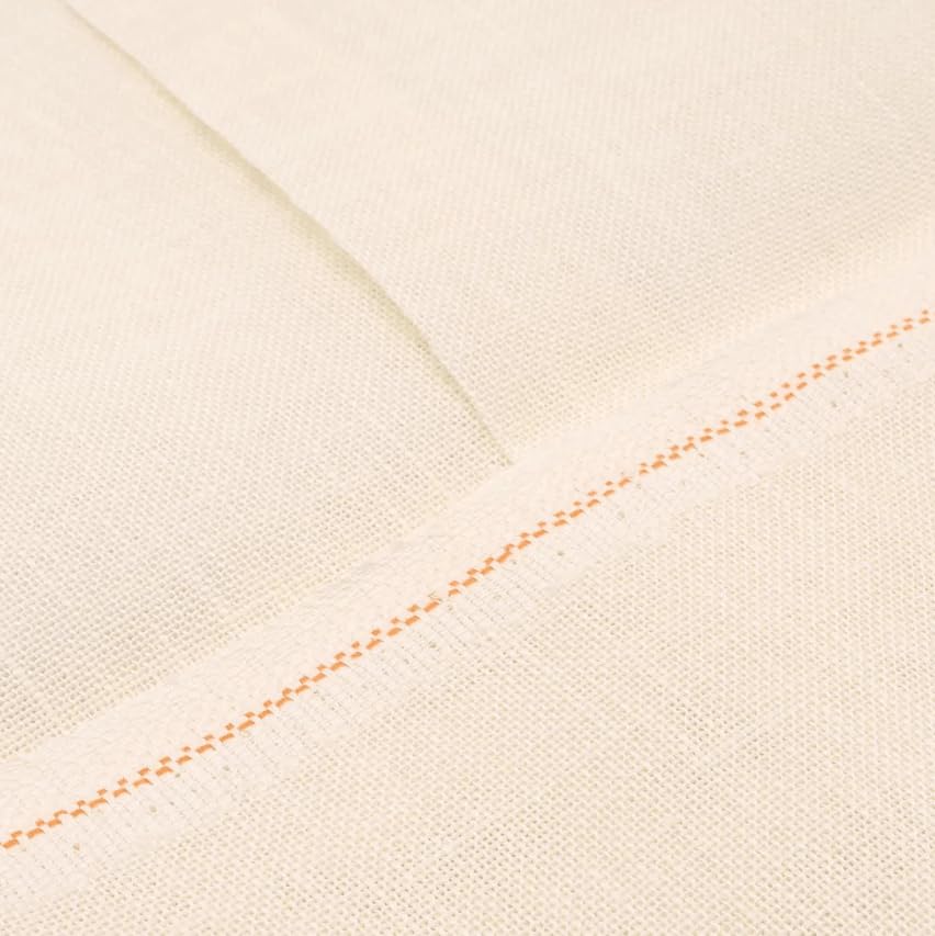 Image of Wizardi Belfast 32 Count Cream 3609 /222. Needlework Canvas, Cross-Stitch Fabric, Embroidery Cloth, Needlepoint Canvas. 100% Linen. Precut Zweigart